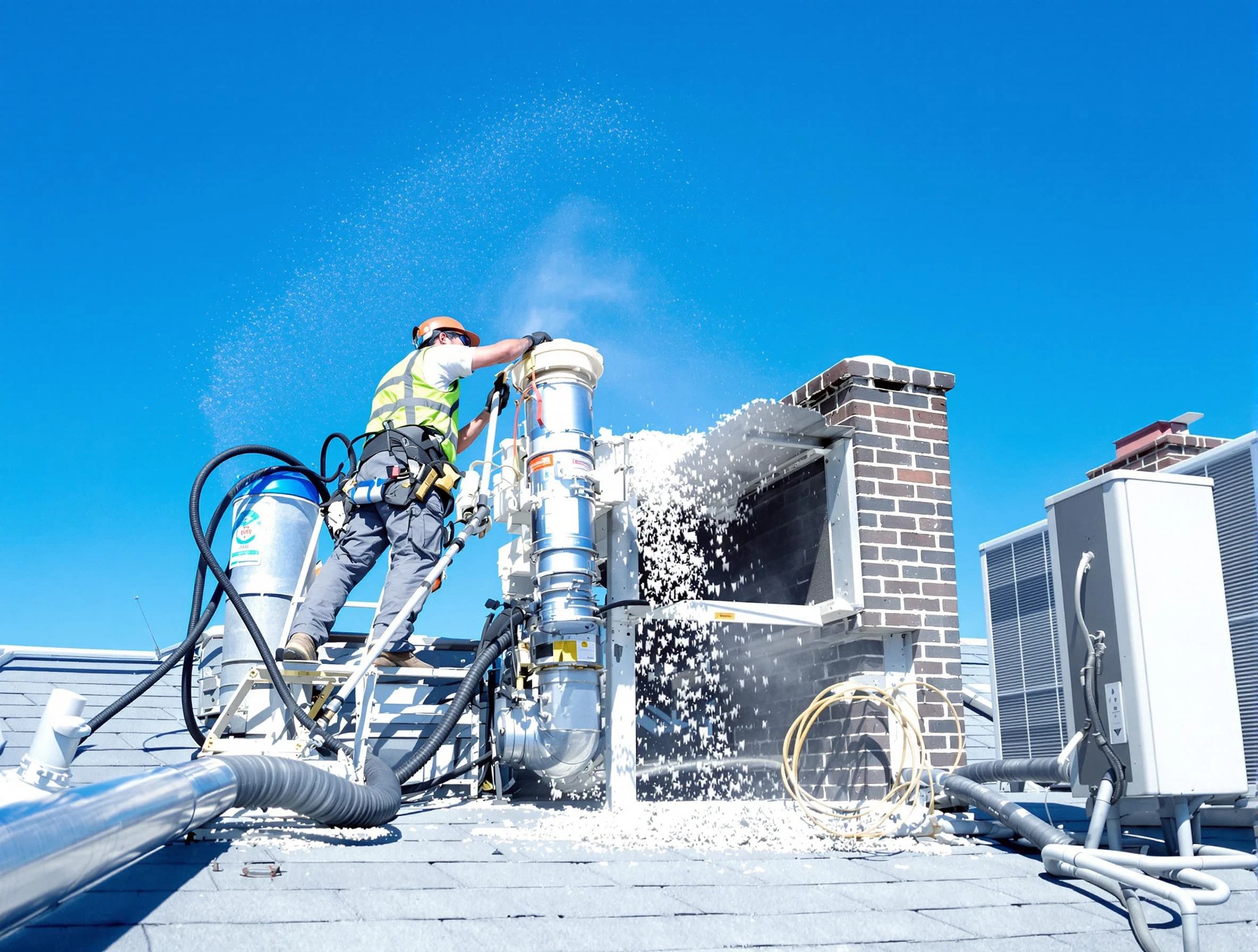 Expert roof dryer vent cleaning by Sandy Springs Dryer Vent Cleaning in Sandy Springs