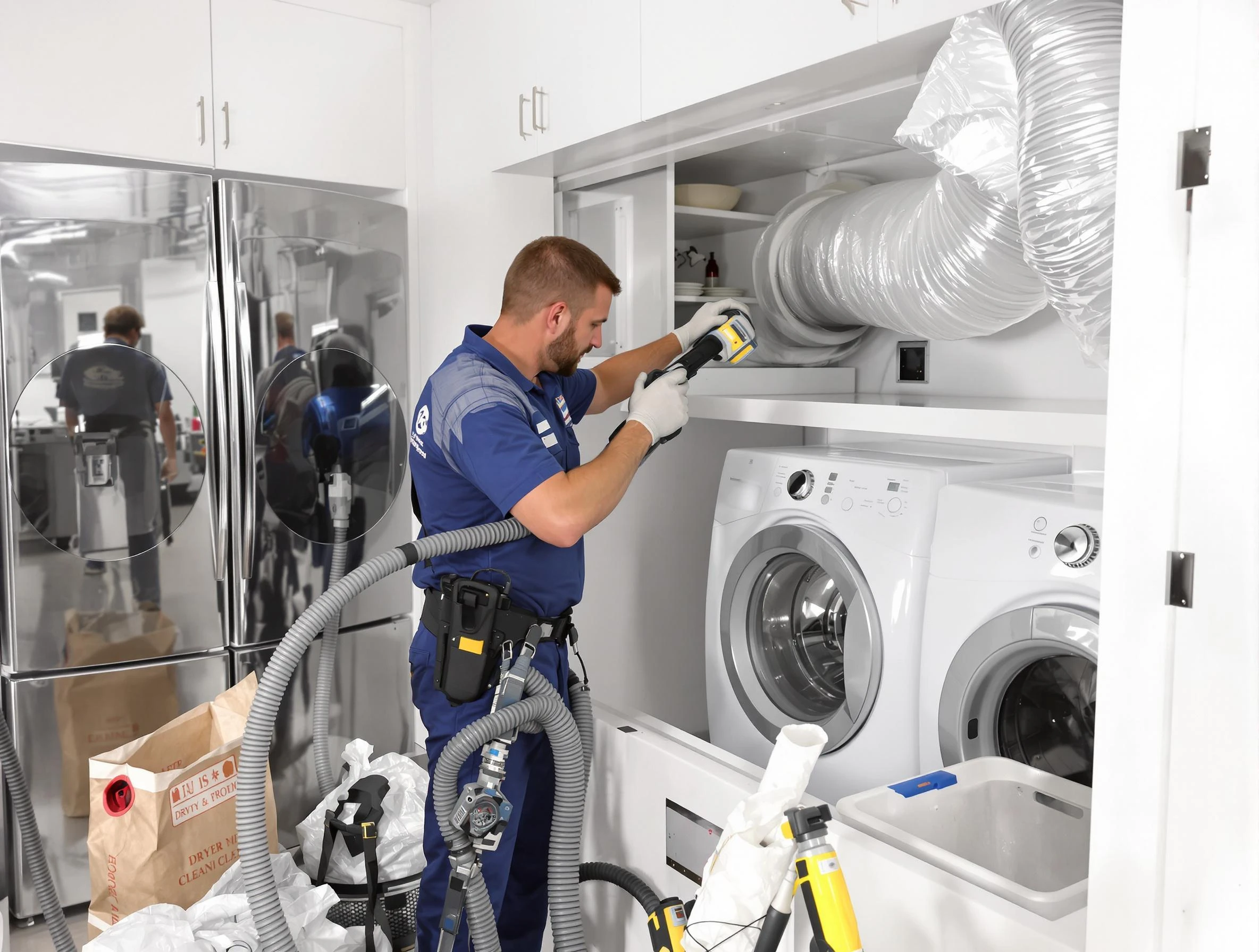 Professional duct cleaning by Sandy Springs Dryer Vent Cleaning in Sandy Springs